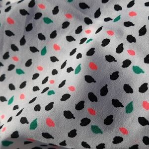 Neon Polka Dot Print Sleeveless Dress. Size Medium
